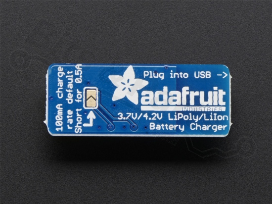 Oplader MicroLipo USB - Adafruit 1304